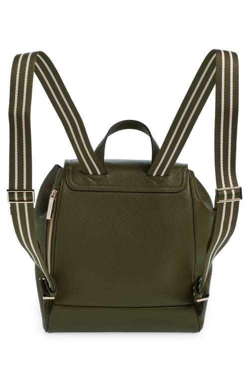 Kate Spade Rosie Medium Leather Flap Backpack in Green | Lyst