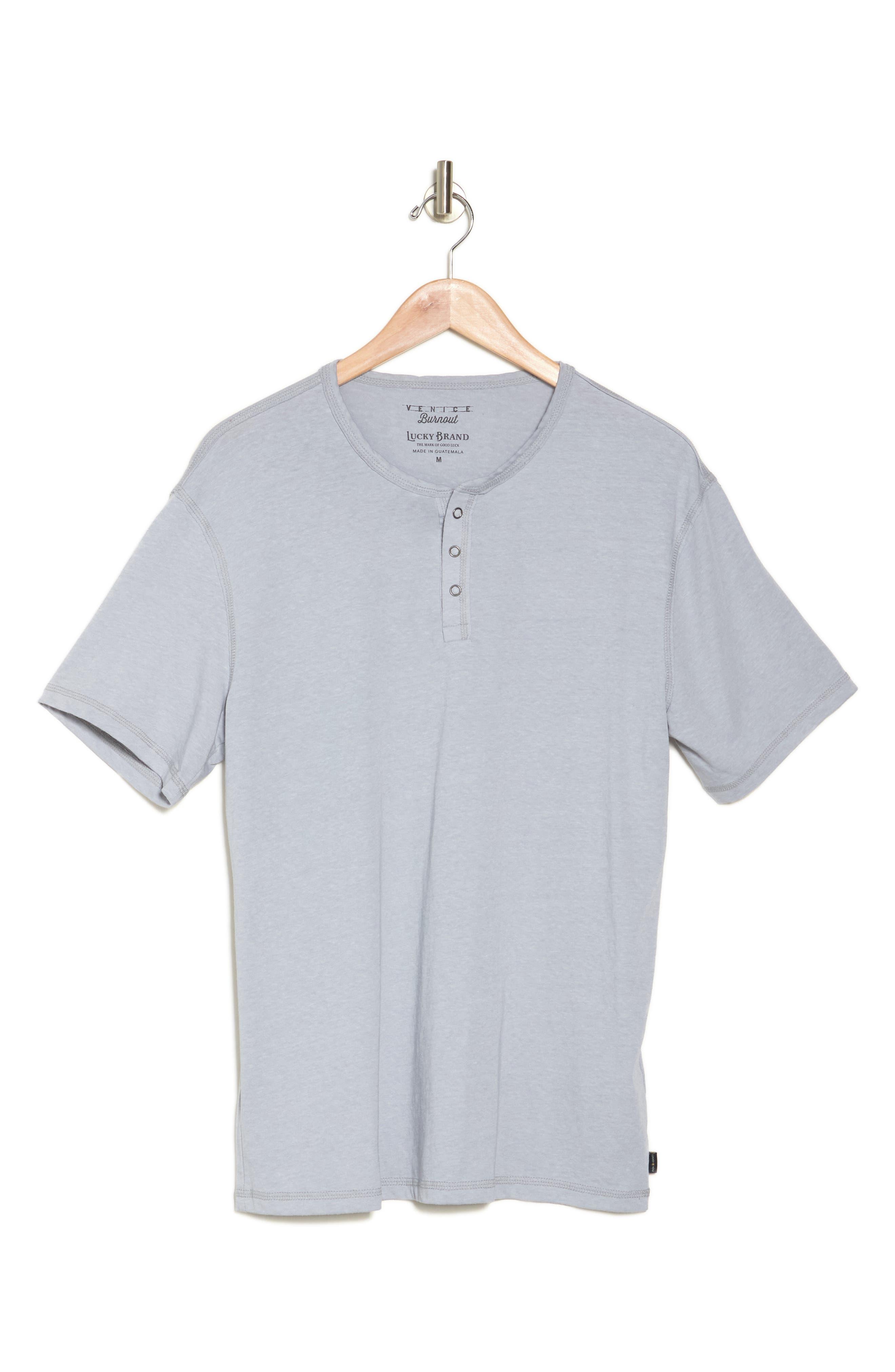 Lucky Brand Men's Linen Short Sleeves Henley T-shirt - Macy's
