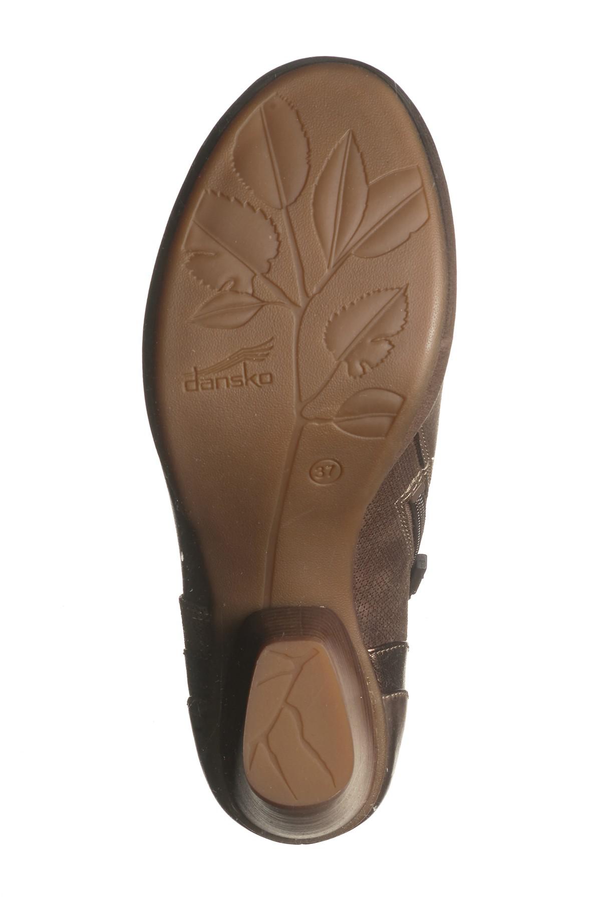 dansko marcia leather bootie