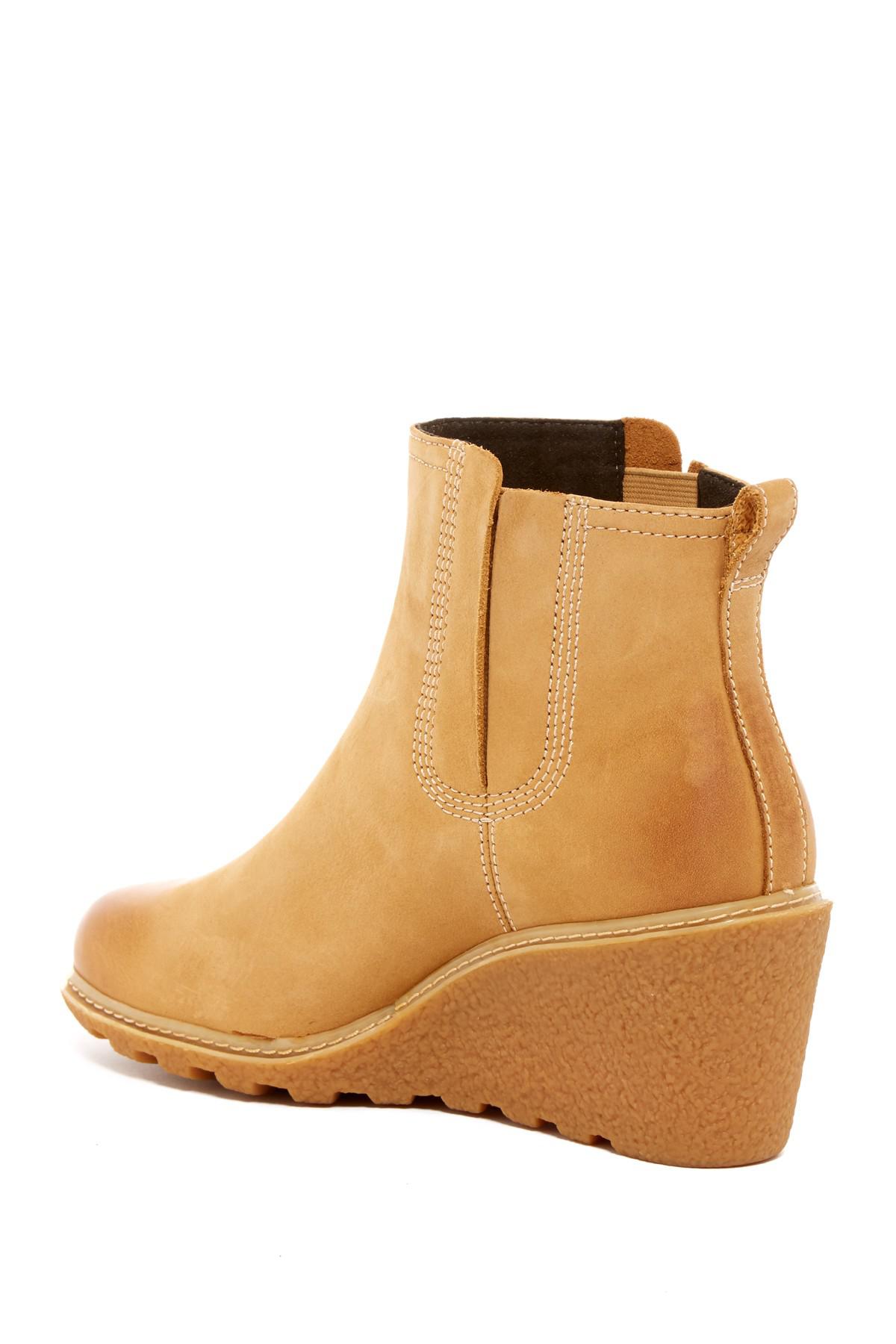 timberland amston chelsea wedge boot