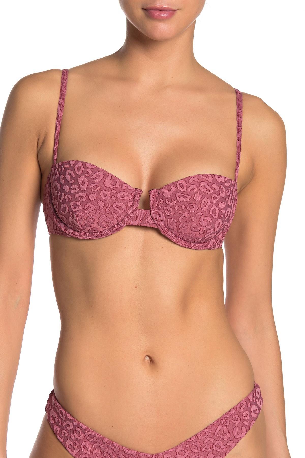 Leopard print underwire bikini Clearance