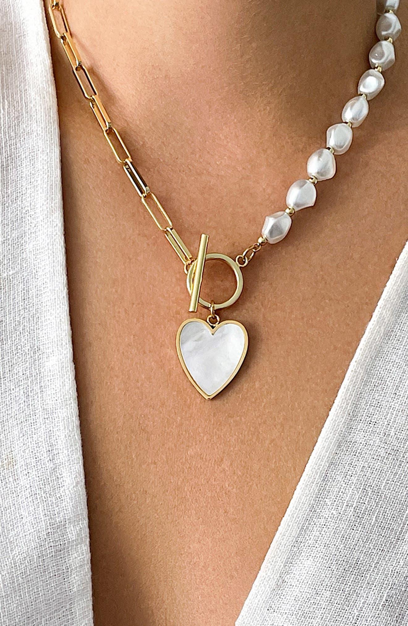 Nordstrom Heart Necklace 2024 favors