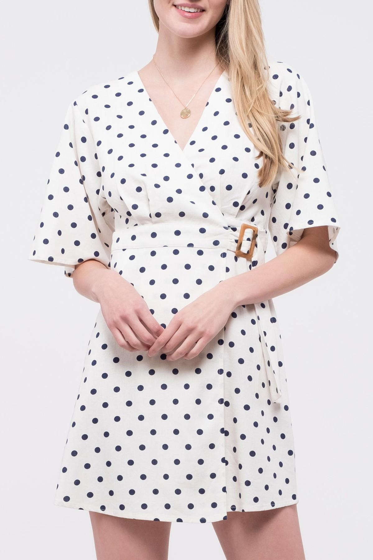 Blu pepper polka dot dress Clearance