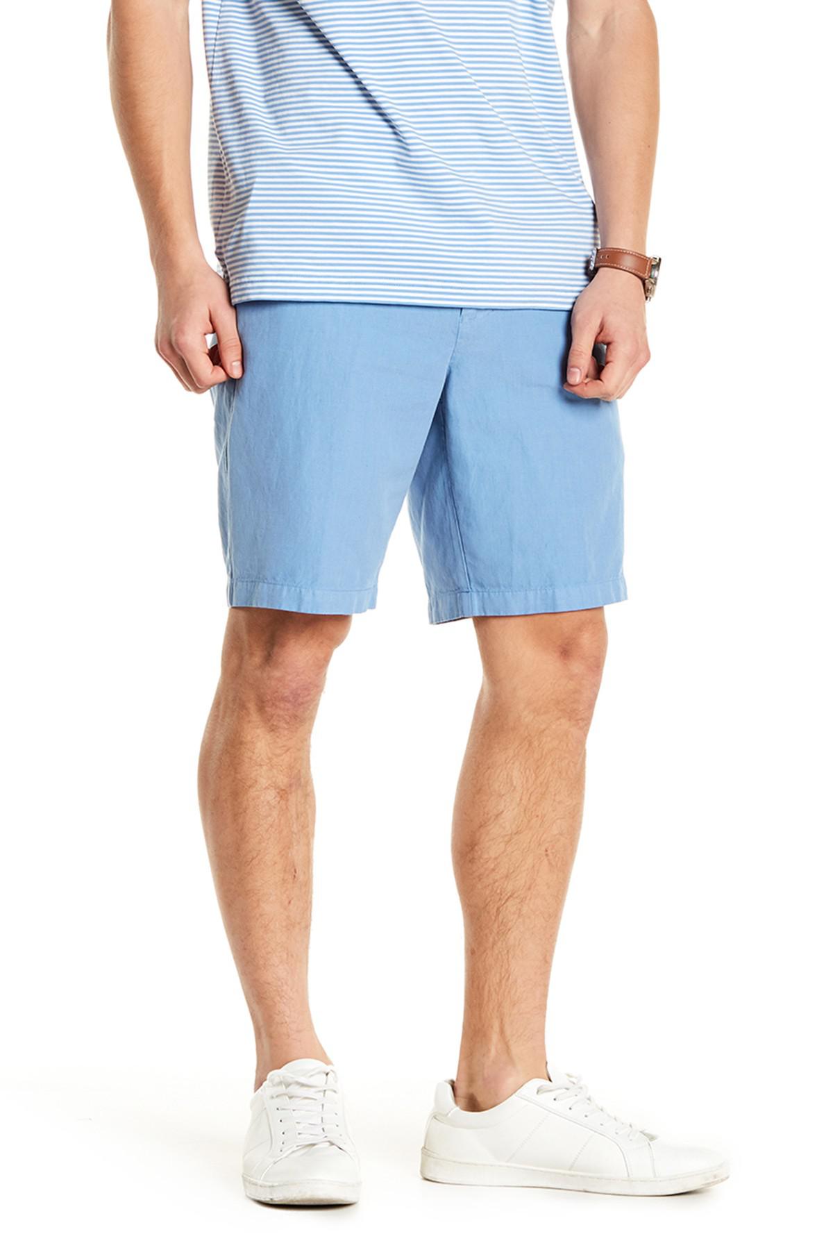 Lyst - Peter Millar Seaside Chino Shorts in Blue for Men