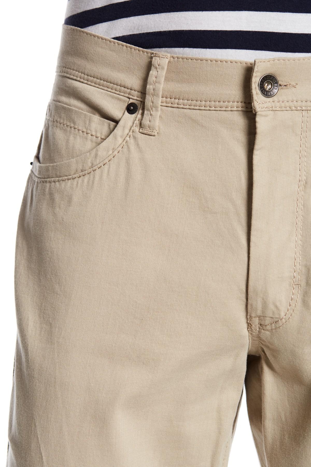Brax Cadiz Lightweight Pants in Natural for Men | Lyst