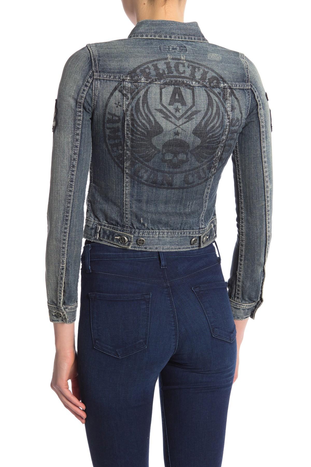 affliction denim jacket