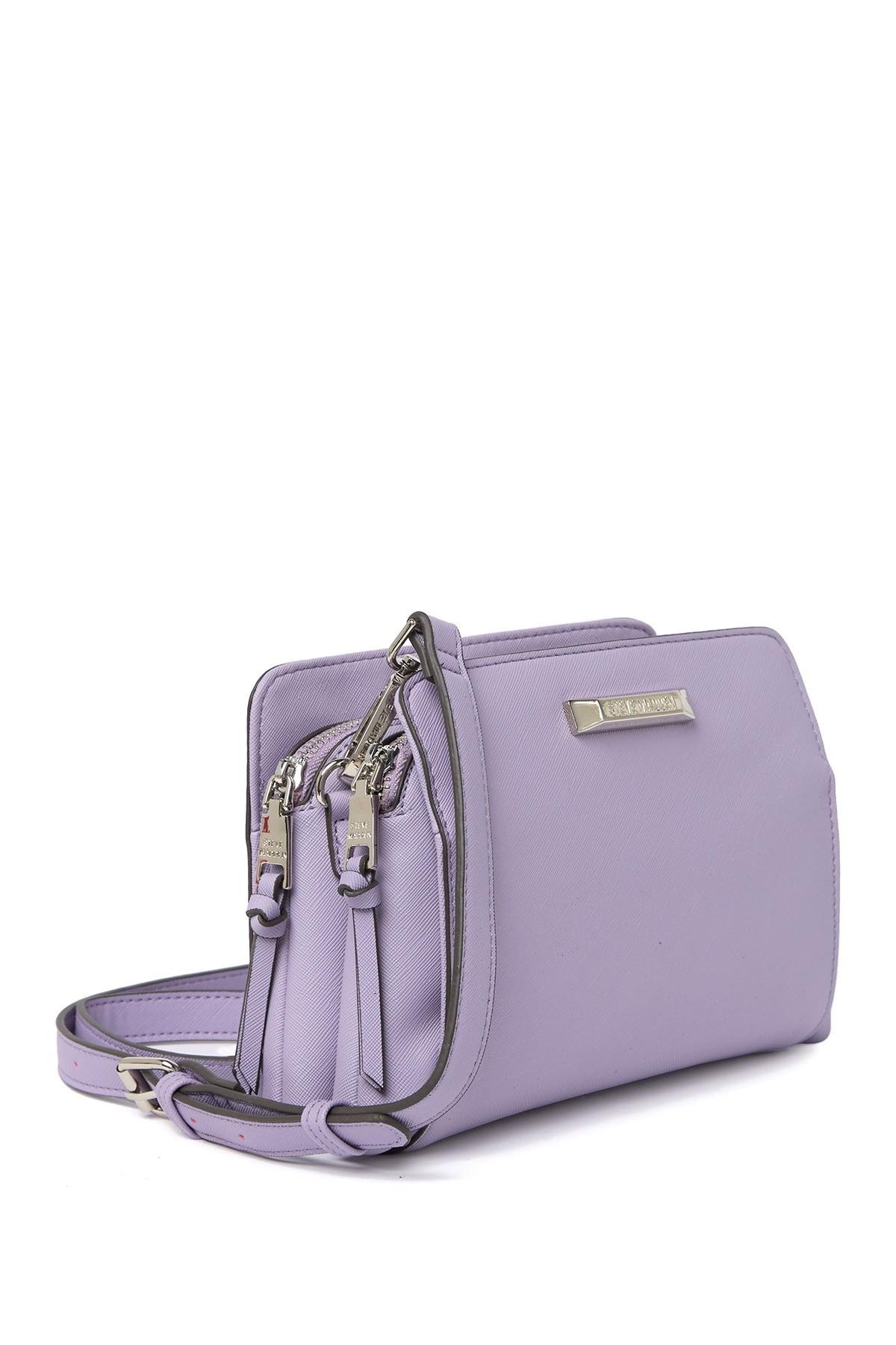 Lavender top crossbody purse