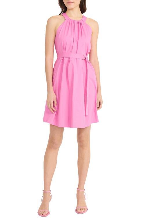 donna morgan halter dress Sleeveless Belted in Pink BFCM-2025