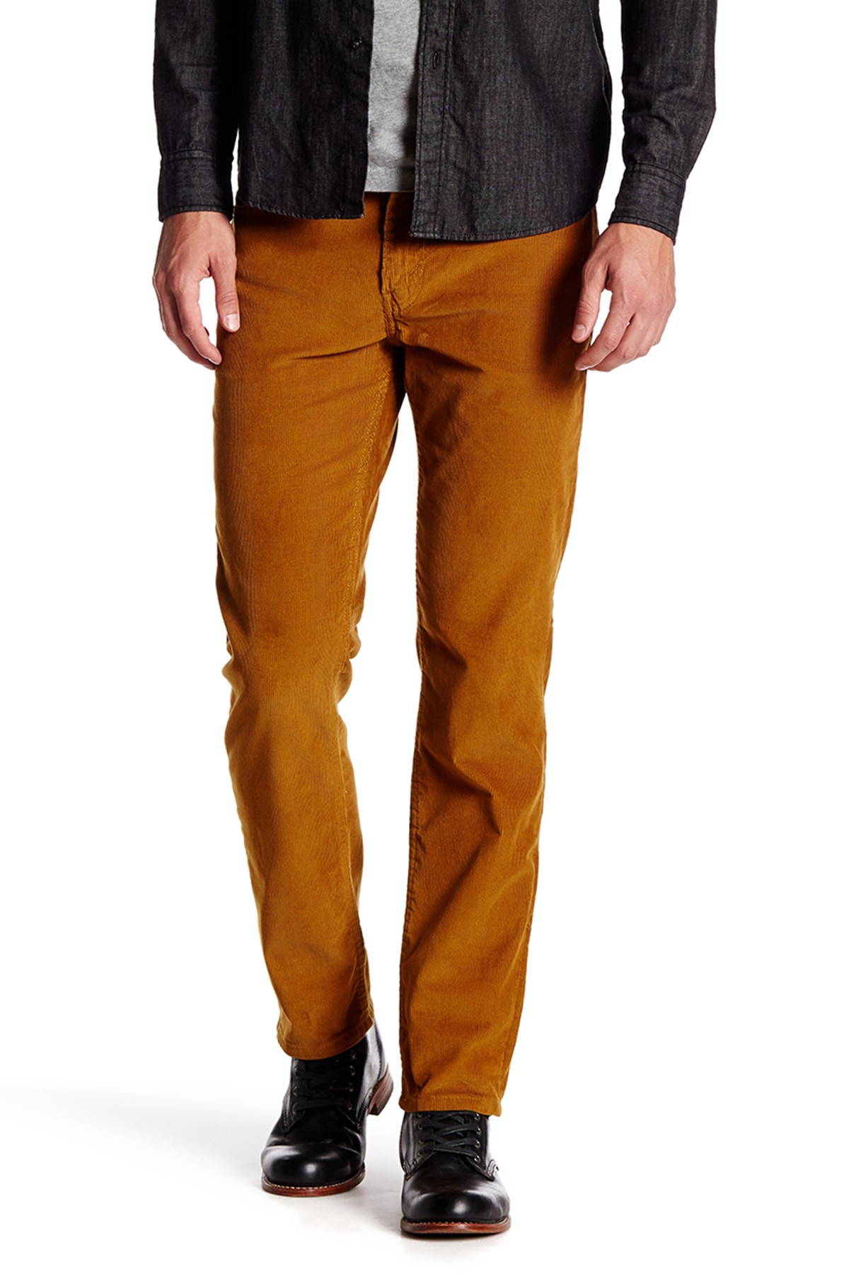 Levi's 511 Slim Fit Bronze Corduroy Pant in Brown for Men | Lyst