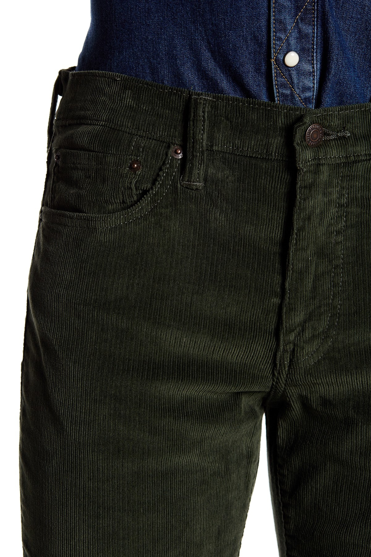 levi's 511 corduroy green