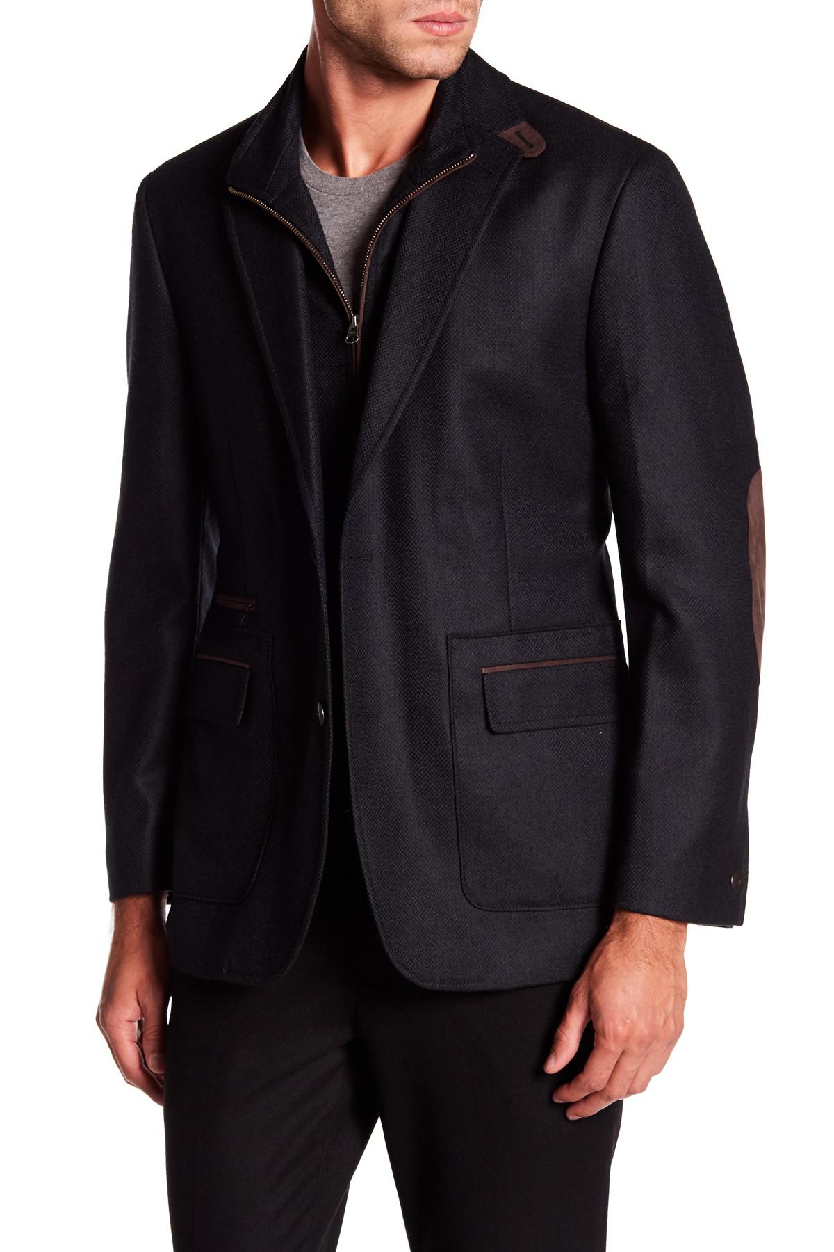 Kroon P.funk Wool & Cashmere Jacket in Black for Men - Lyst
