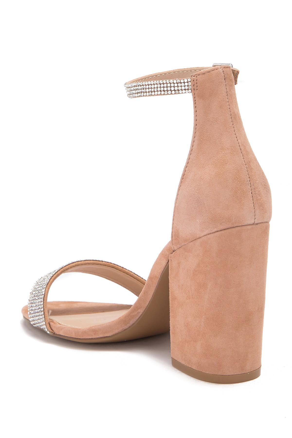 steve madden frame suede sandal