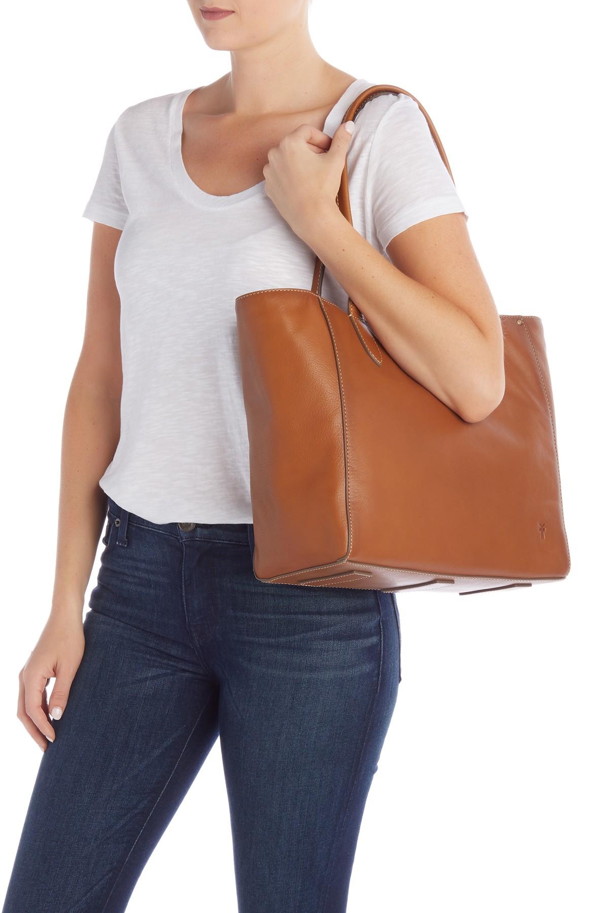 Olivia Leather Tote Bag