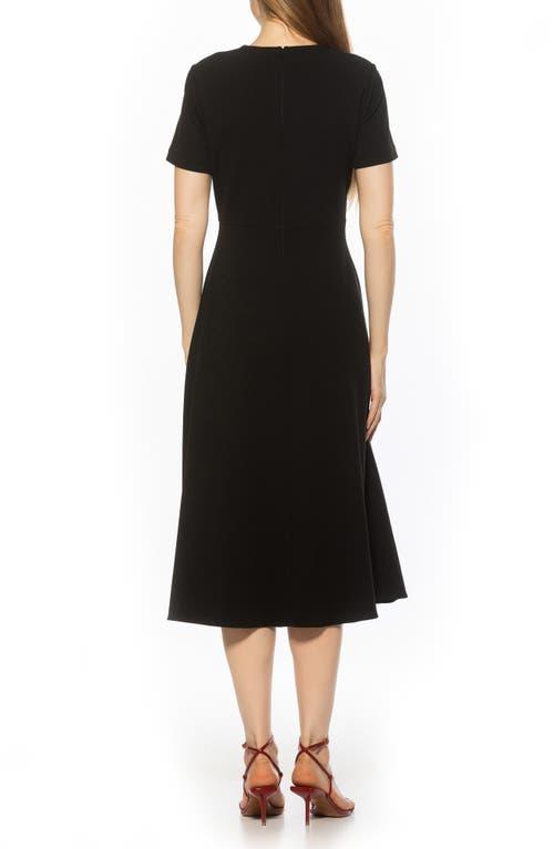 maeve sleeveless button-front a-line mini dress Alexia Admor Women's Silena Surplice Ruched Skirt Dress, XS