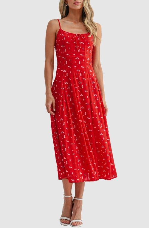knee length dresses for ladies Empire Waist A-Line Midi Dress Medium / Black main image 1