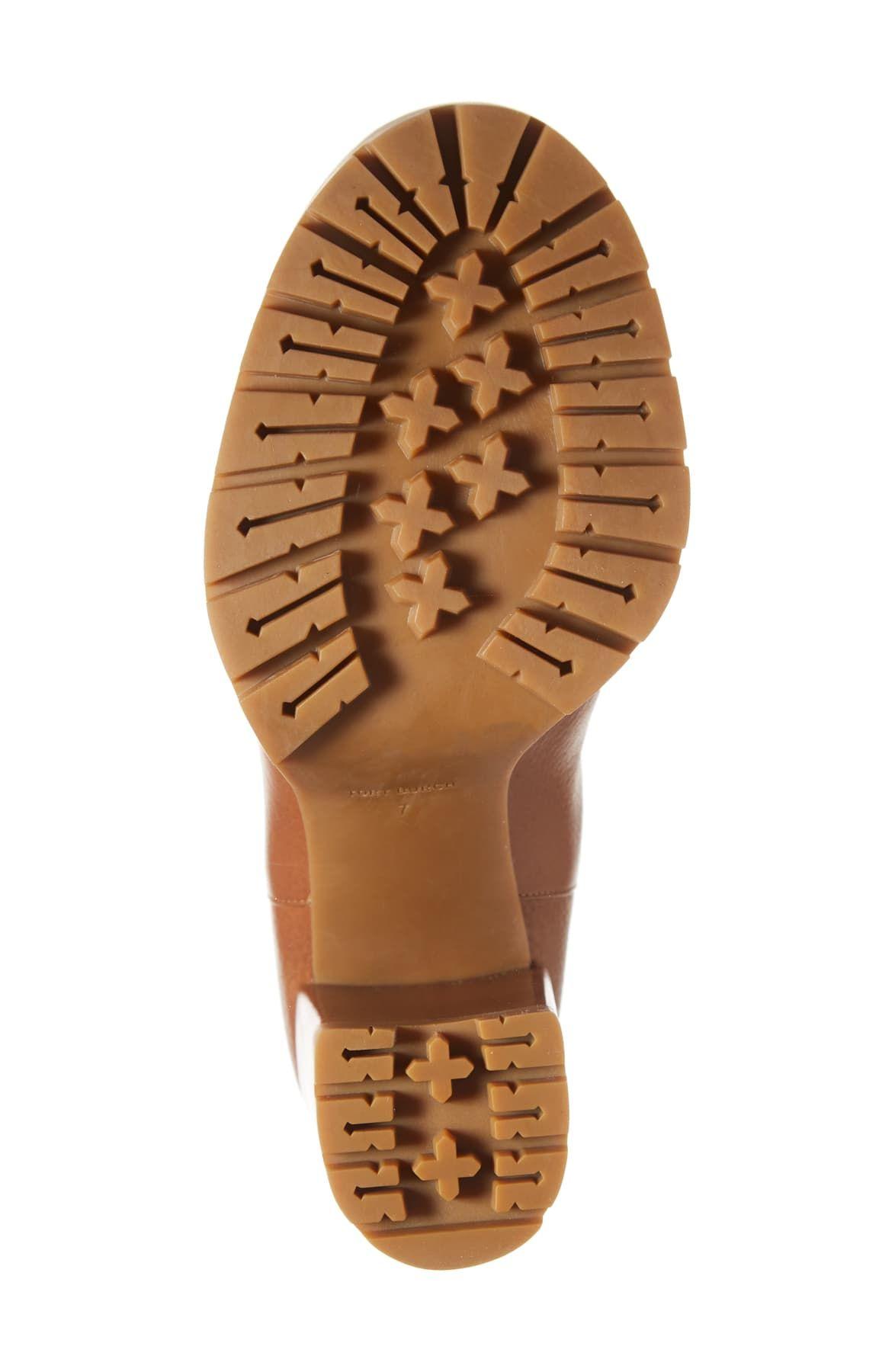 Tory Burch Leather Miller Chelsea Boot in Dark Tan / Tan (Brown) - Lyst