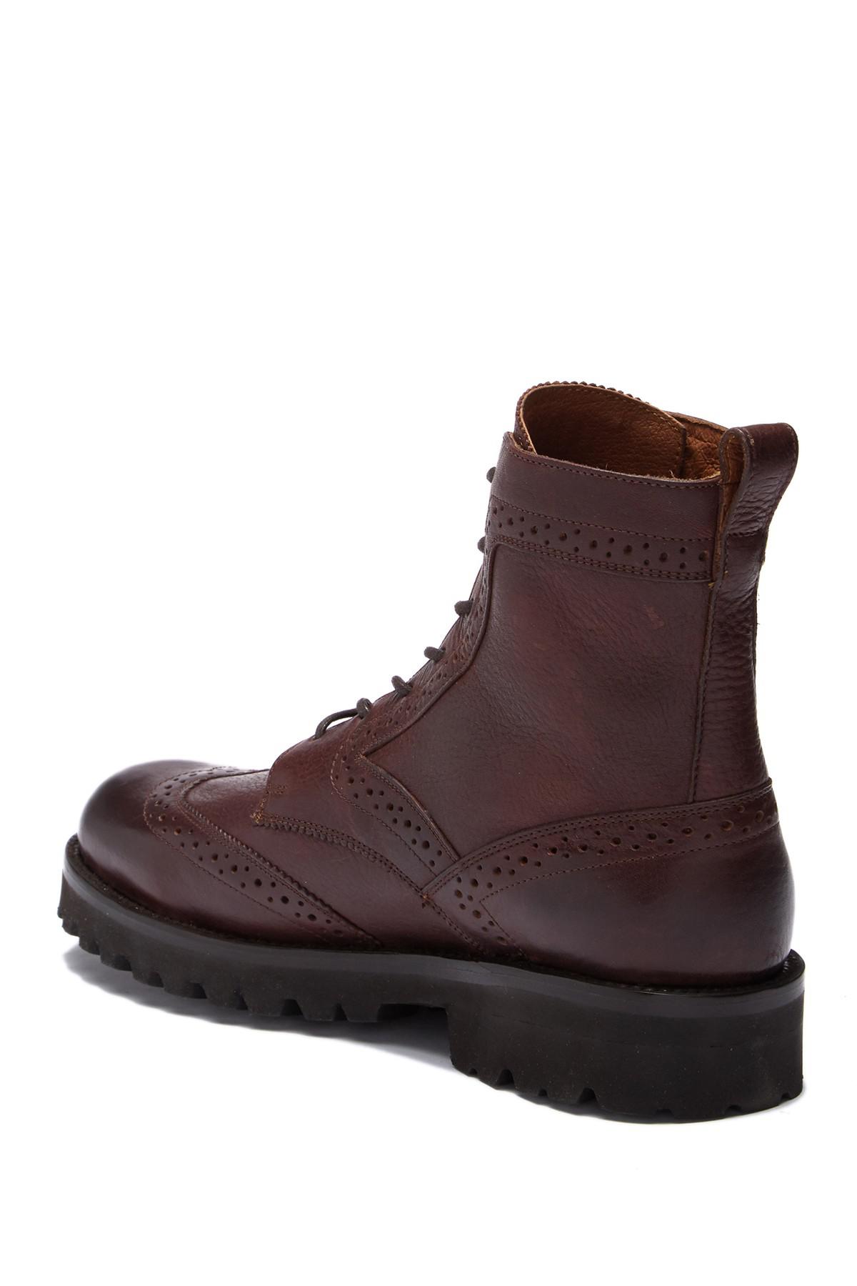 frye earl wingtip boot