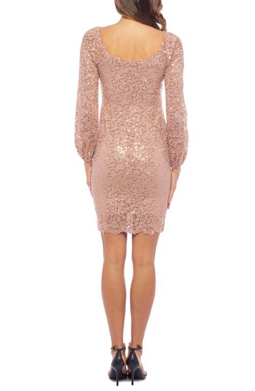 knee length dresses for ladies Marina 268757 Short Fitted Lace Knee Length Cocktail Dress main image 1