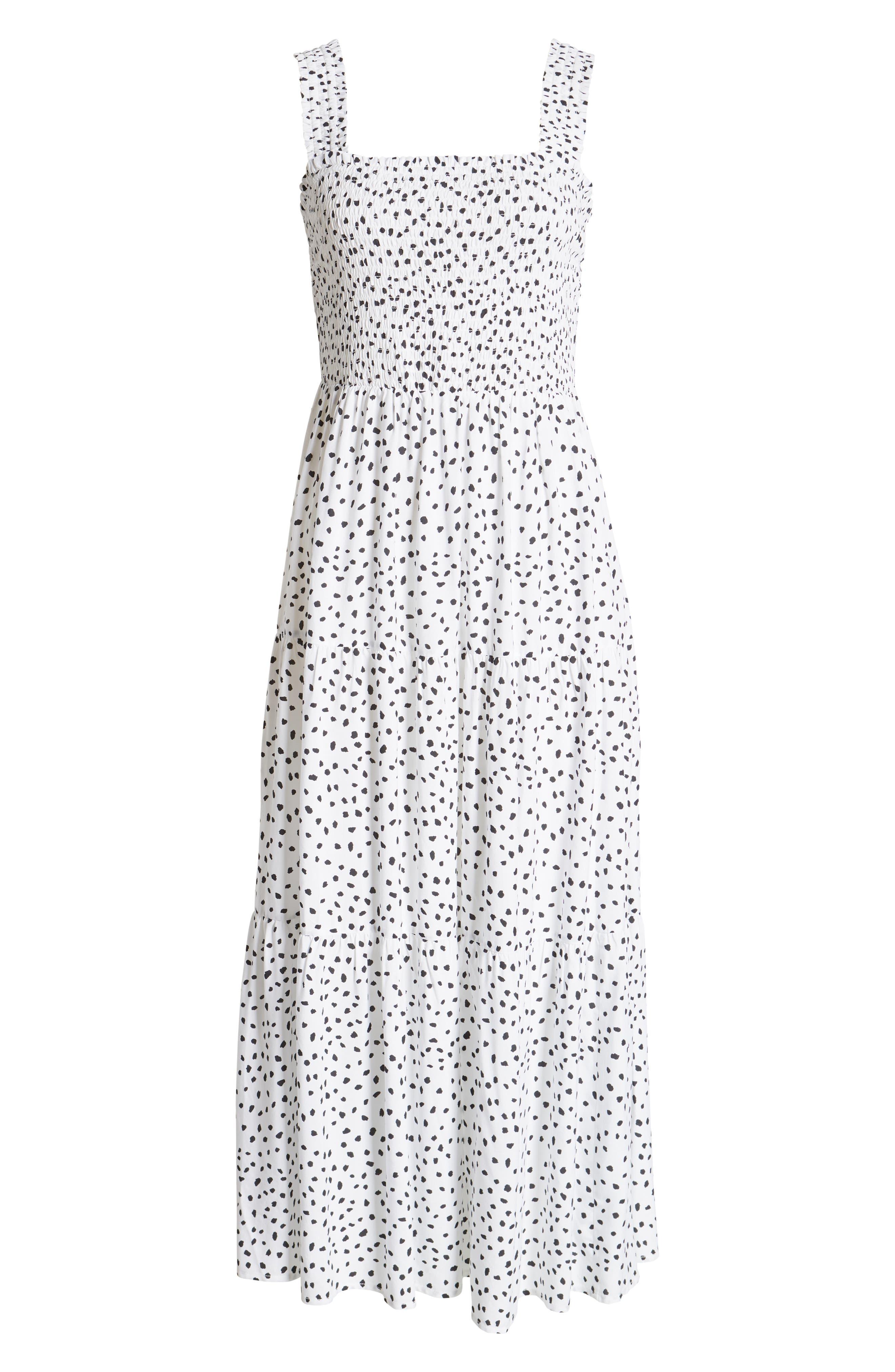Beach Lunch Lounge Elisa Smocked Maxi Dress in White | Lyst