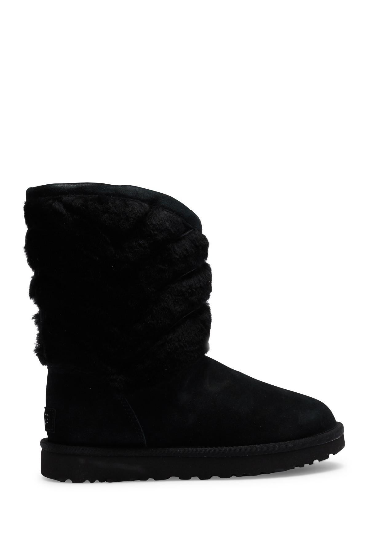 tania genuine shearling suede boot