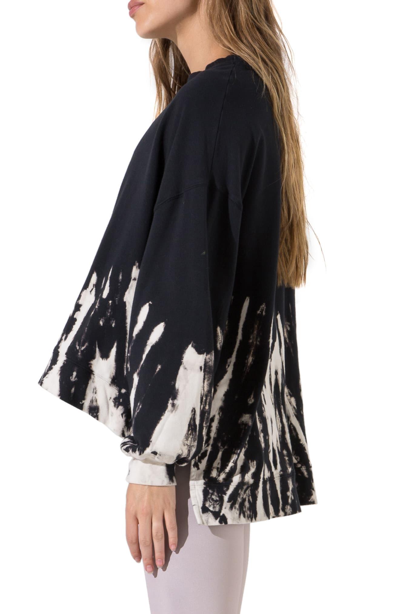 electric & rose neil tie dye sweatshirt