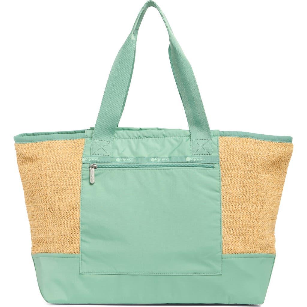 ★LeSportsac★ Sage green raffia shoulder bag 1400H093 1400H LeSportsac Tote bags for Women | Online Sale up to 60% off