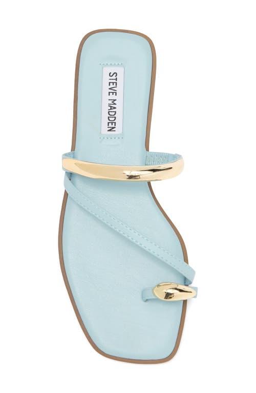 Steve Madden Arley Square Toe Sandal in White | Lyst