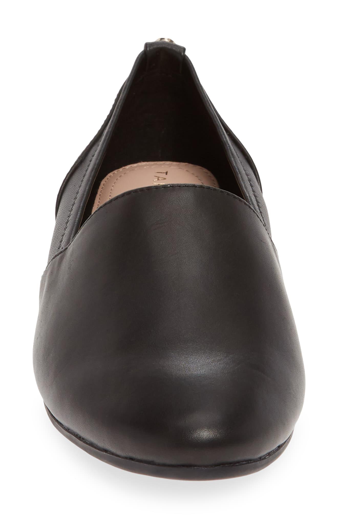 womens black bettina leather loafer