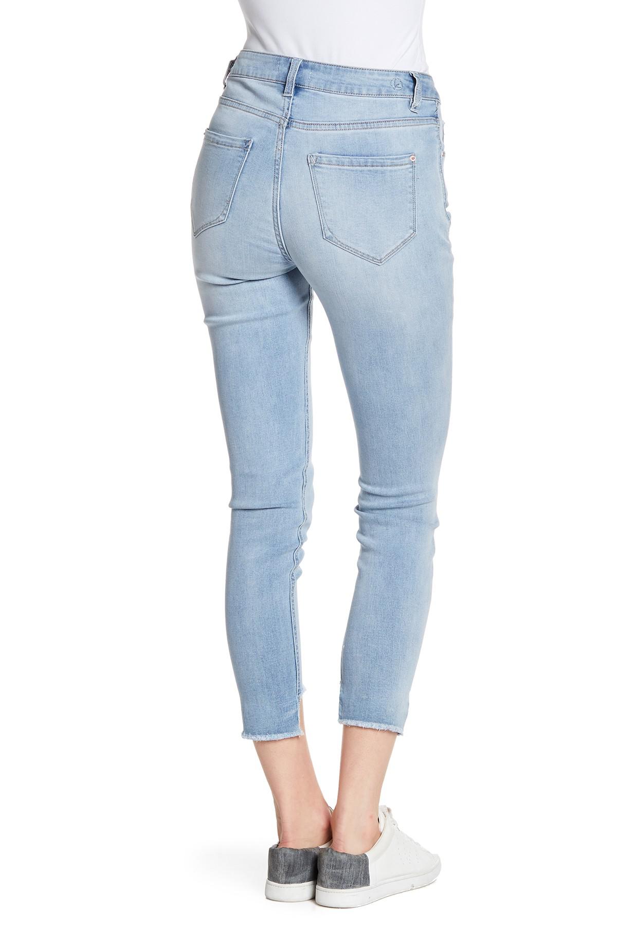 kensie embroidered jeans