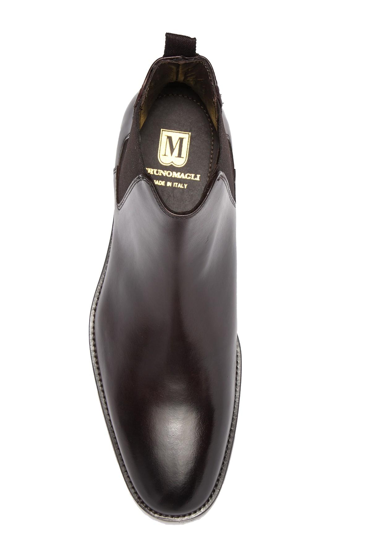 bruno magli cuneo leather chelsea boot