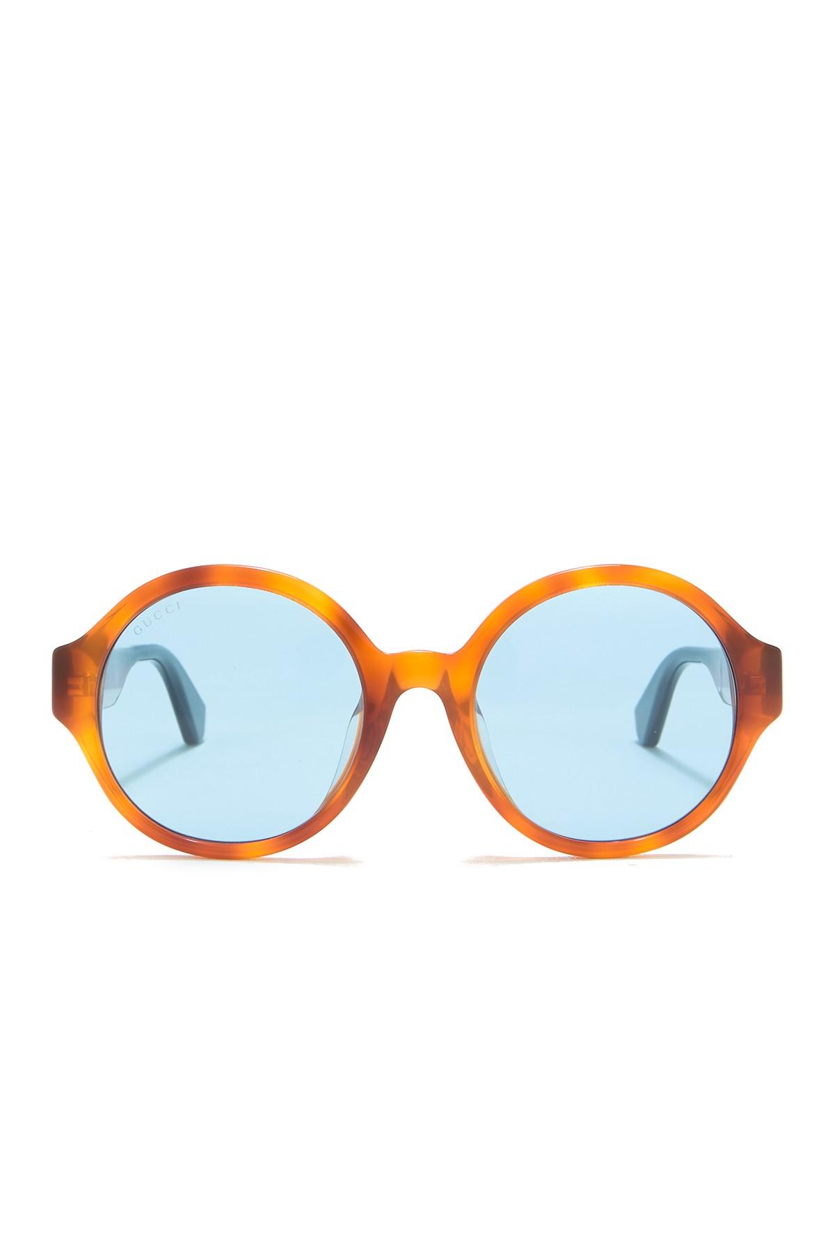 gucci 51mm round sunglasses