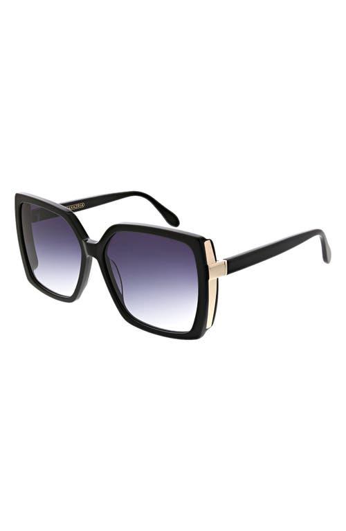 BCBGMAXAZRIA Glam 60Mm Gradient Square Sunglasses in Black  display picture 1