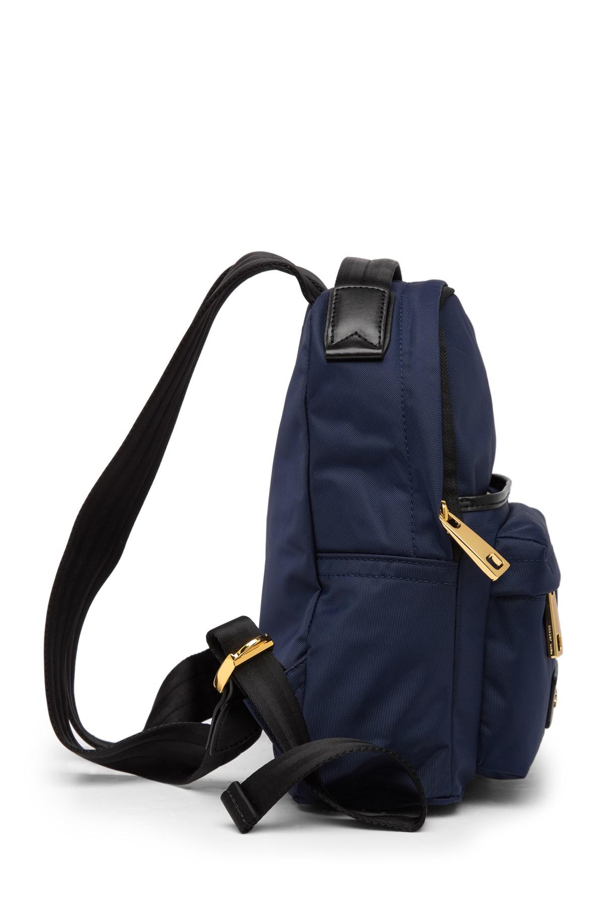 Marc Jacobs Nylon Varsity Mini Backpack in Blue