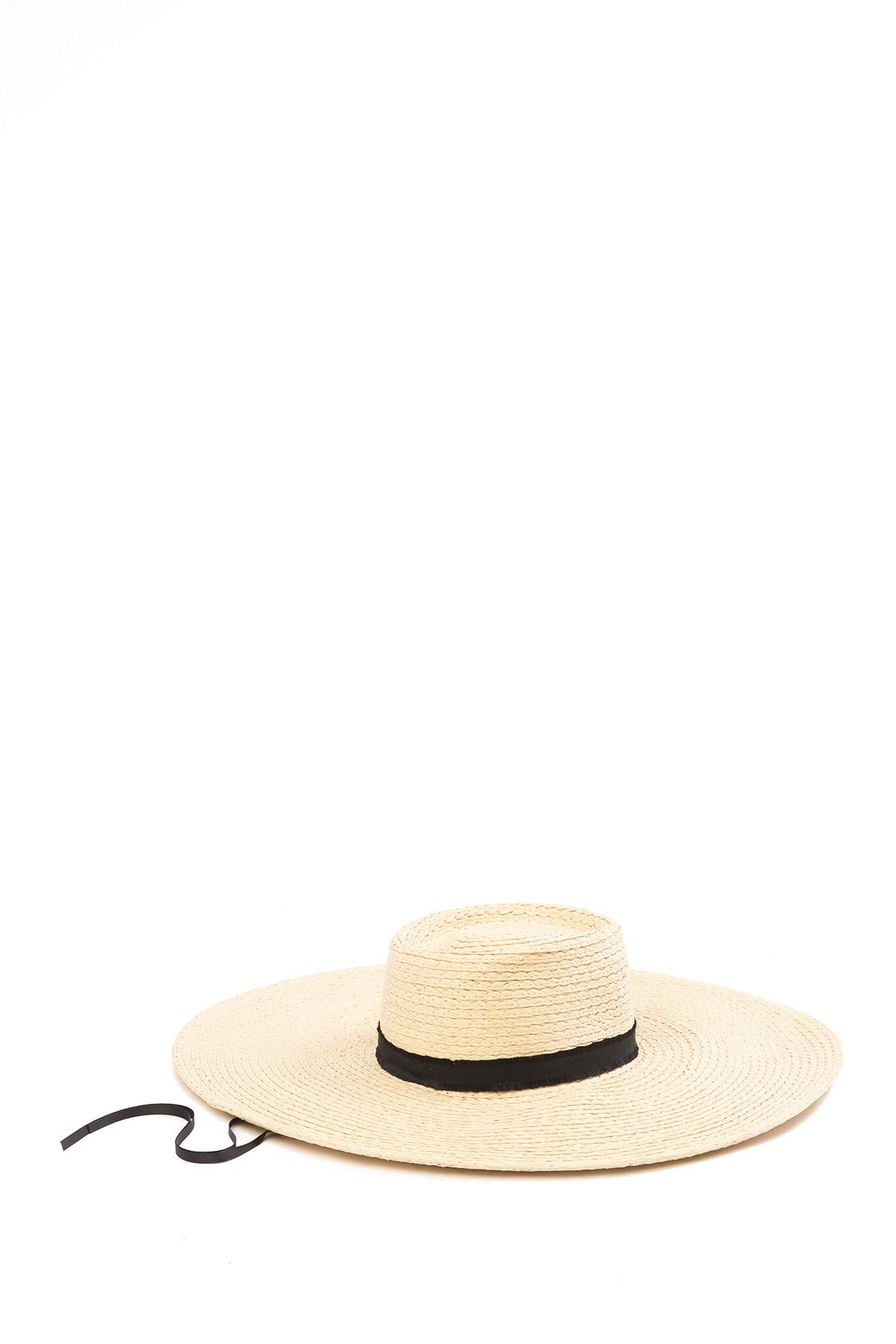 Vince Camuto Wide Brim Straw Gaucho Hat in Natural Lyst