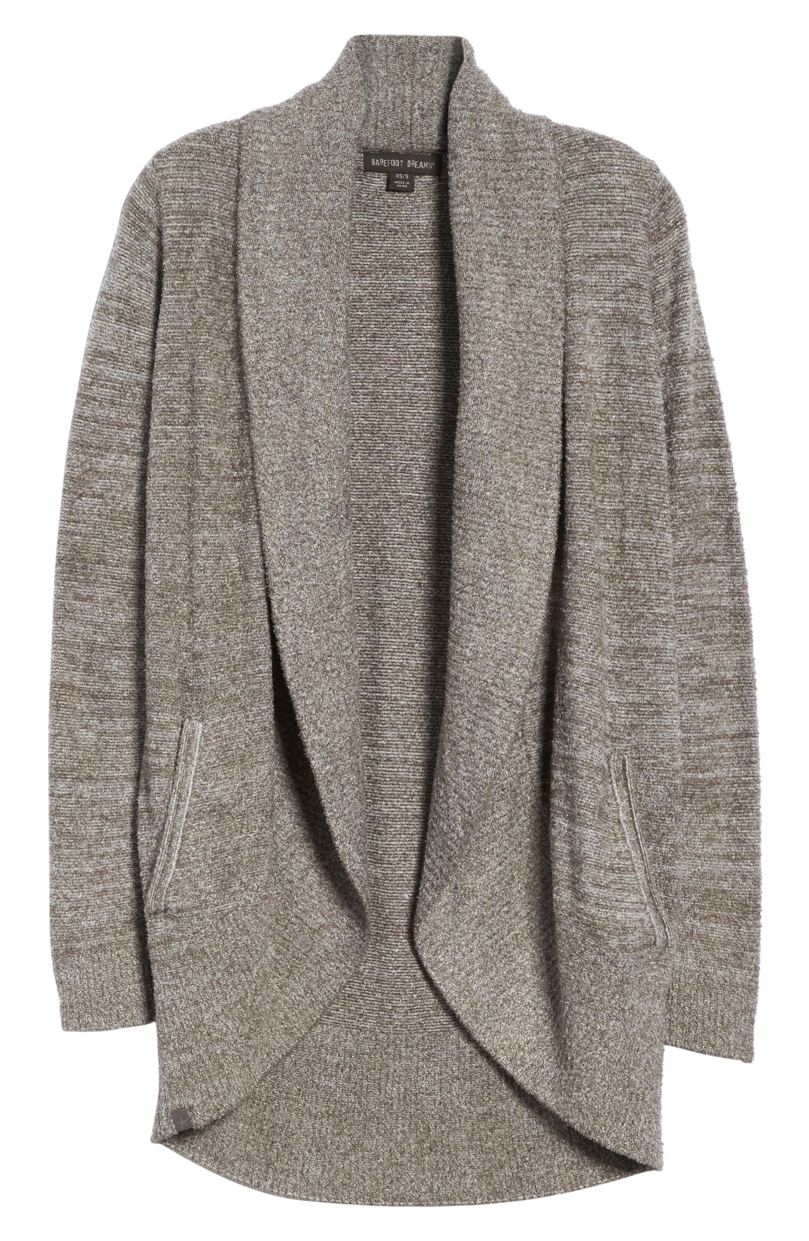 Circle Cardigan in Cocoa/ Pearl Heather 