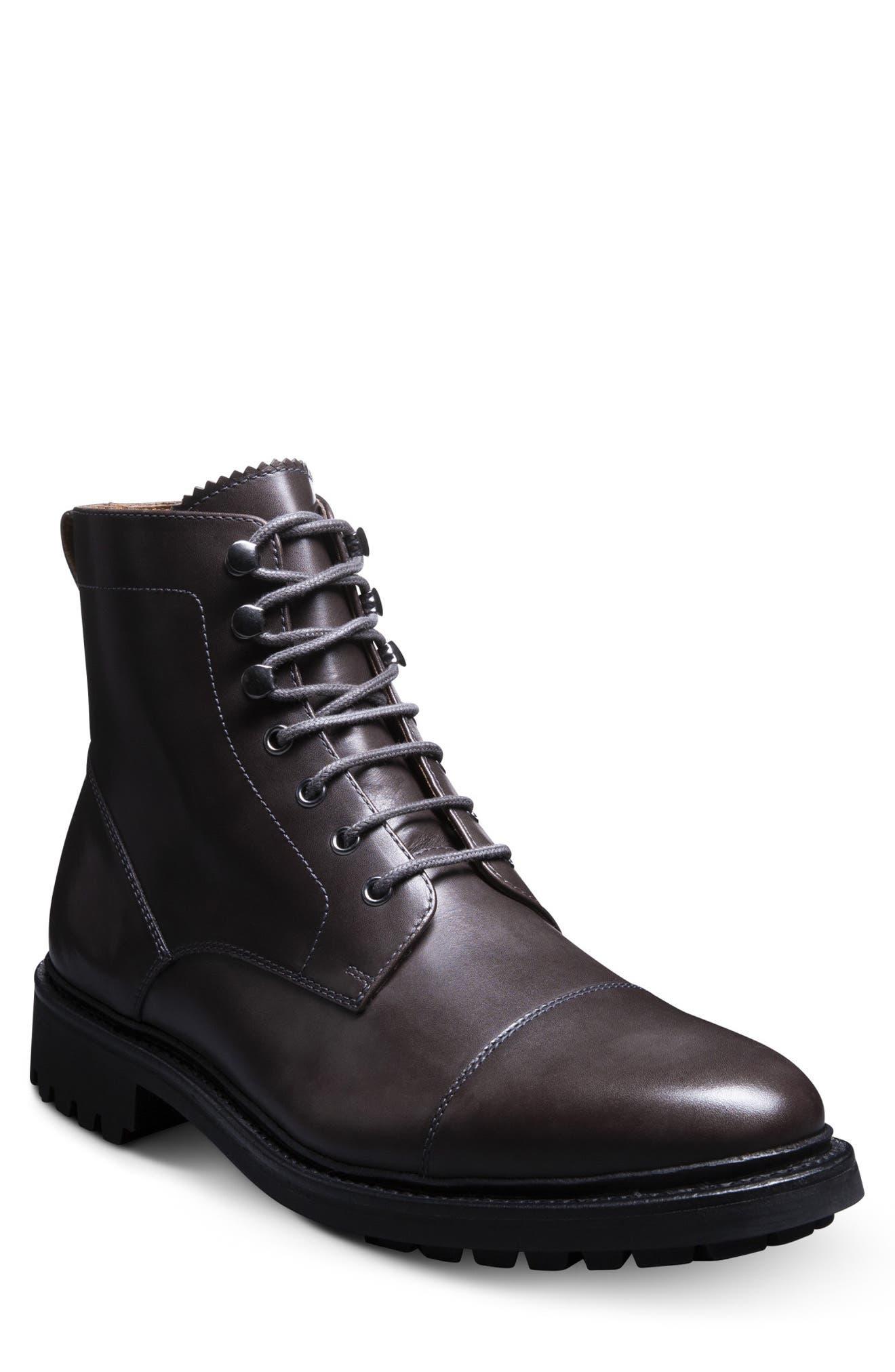 Allen Edmonds Briggs Leather Boot in Black for Men | Lyst