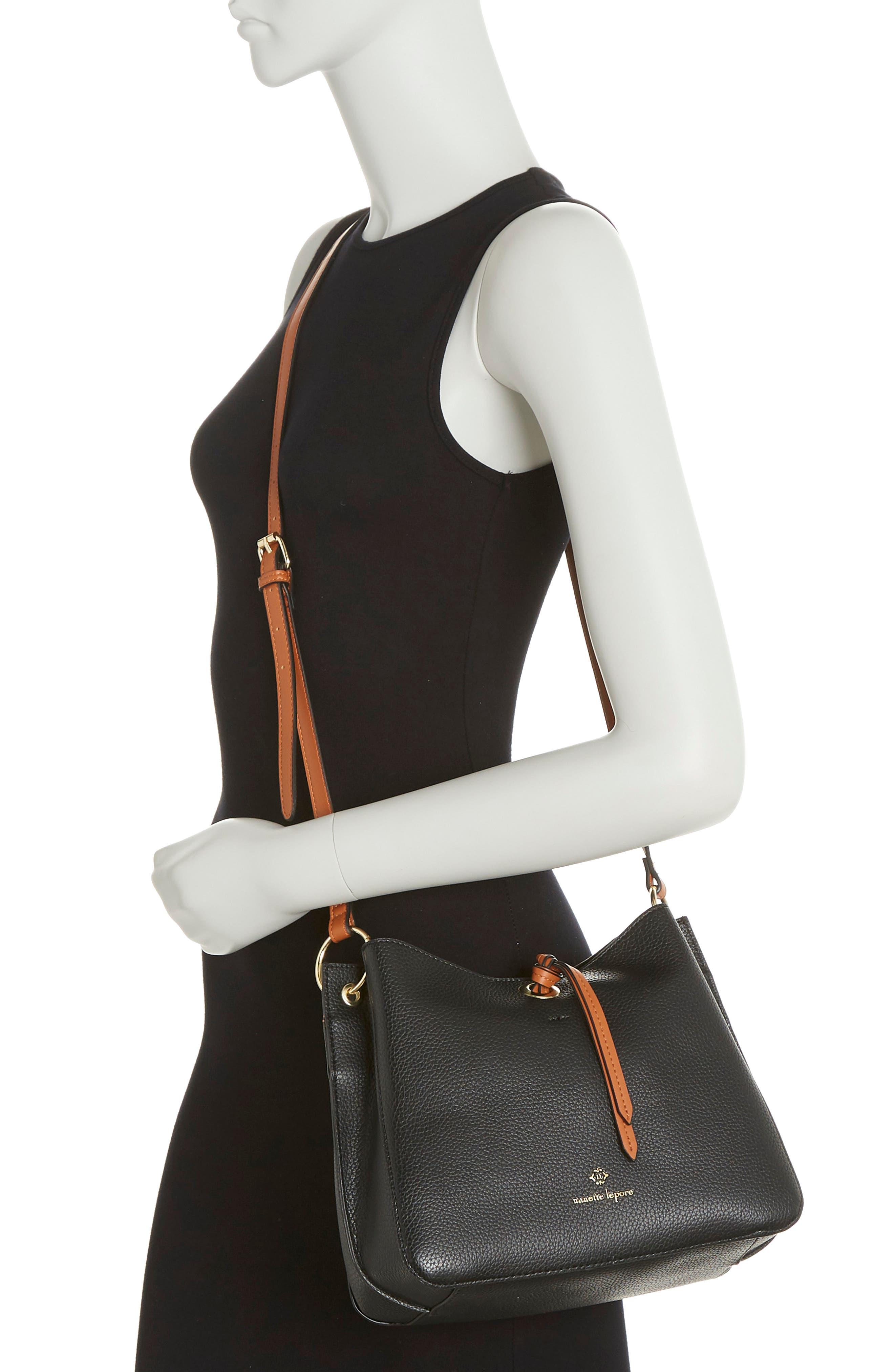 Trendy Nanette Lepore Marisol Cargo Crossbody Chic Faux Leather Bag