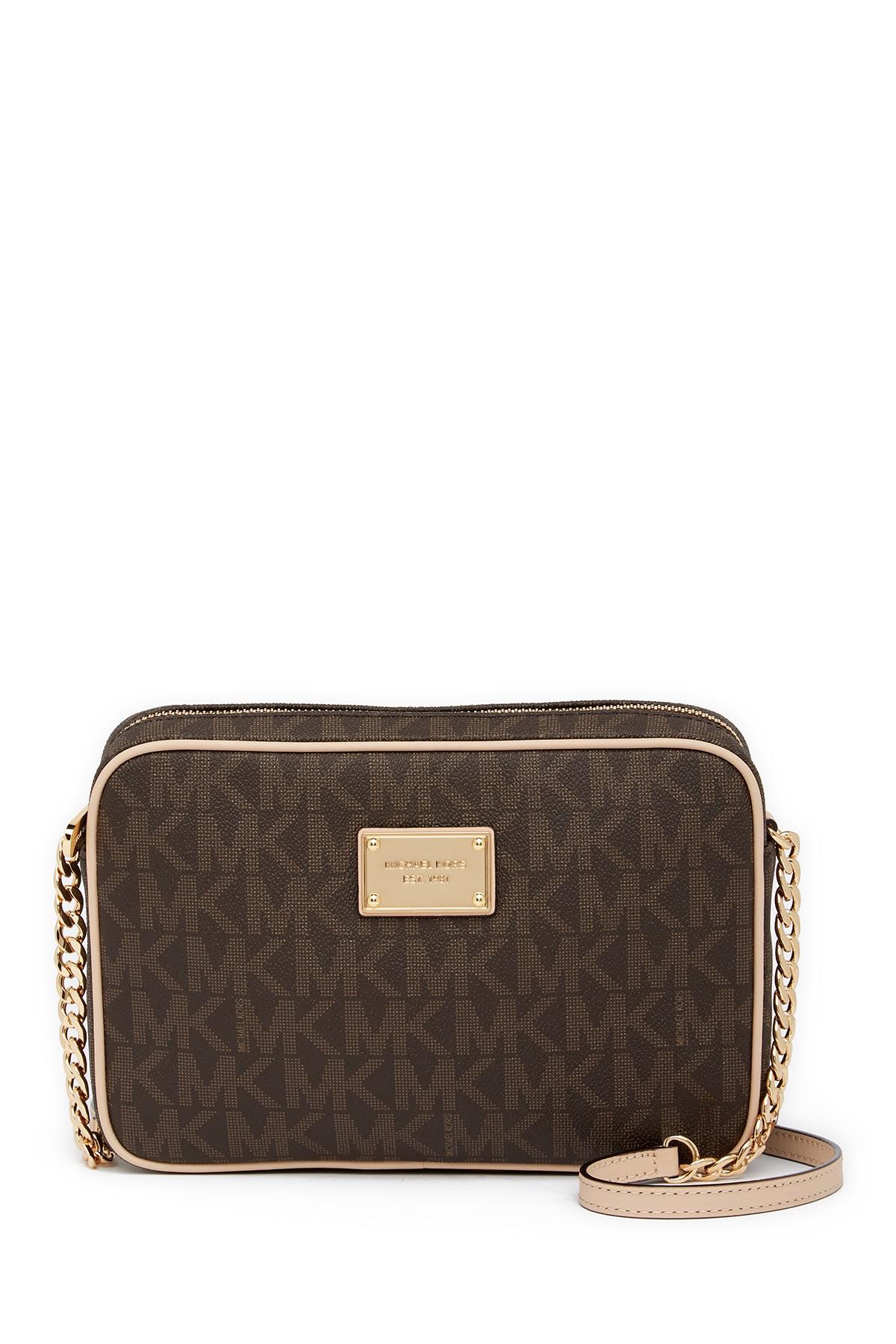 Crossbody bag with monogram logo