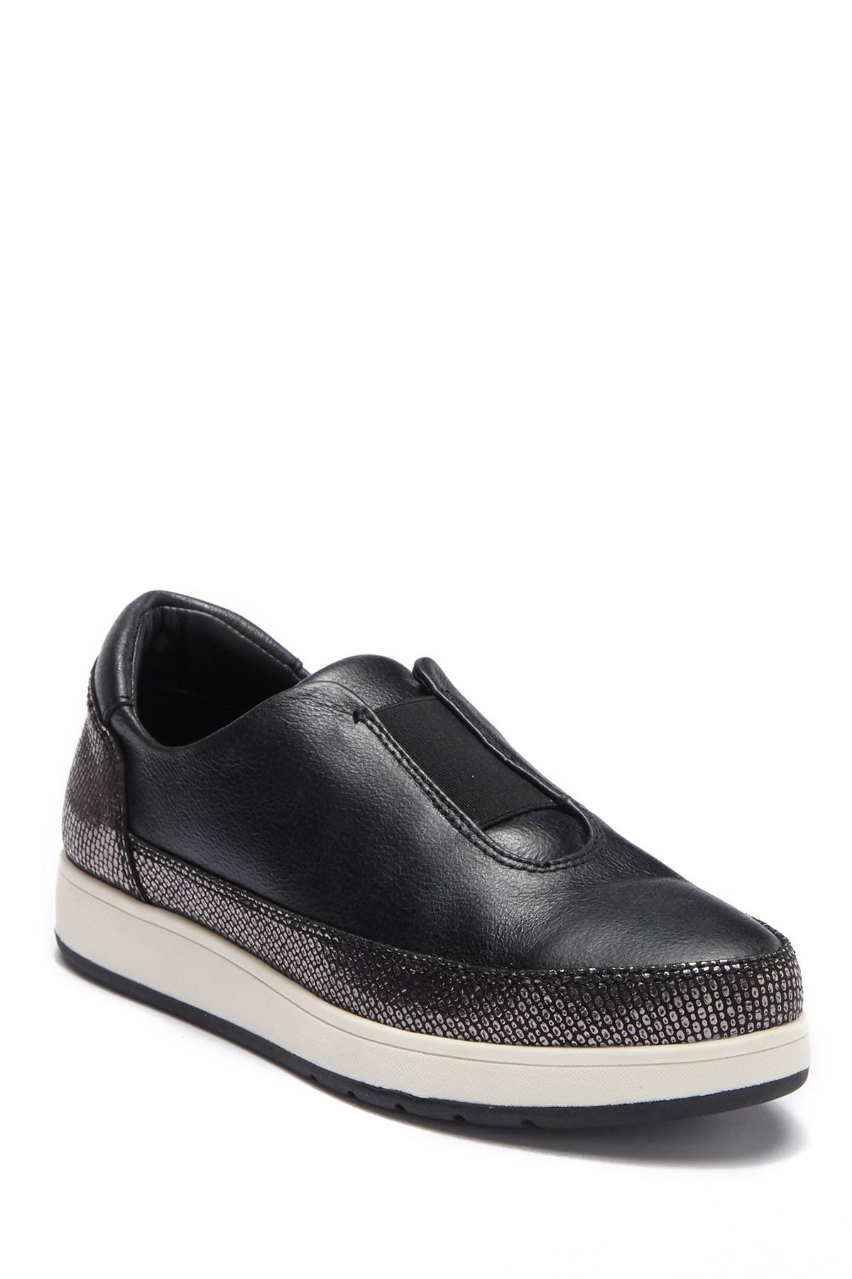 donald pliner alan leather sneaker