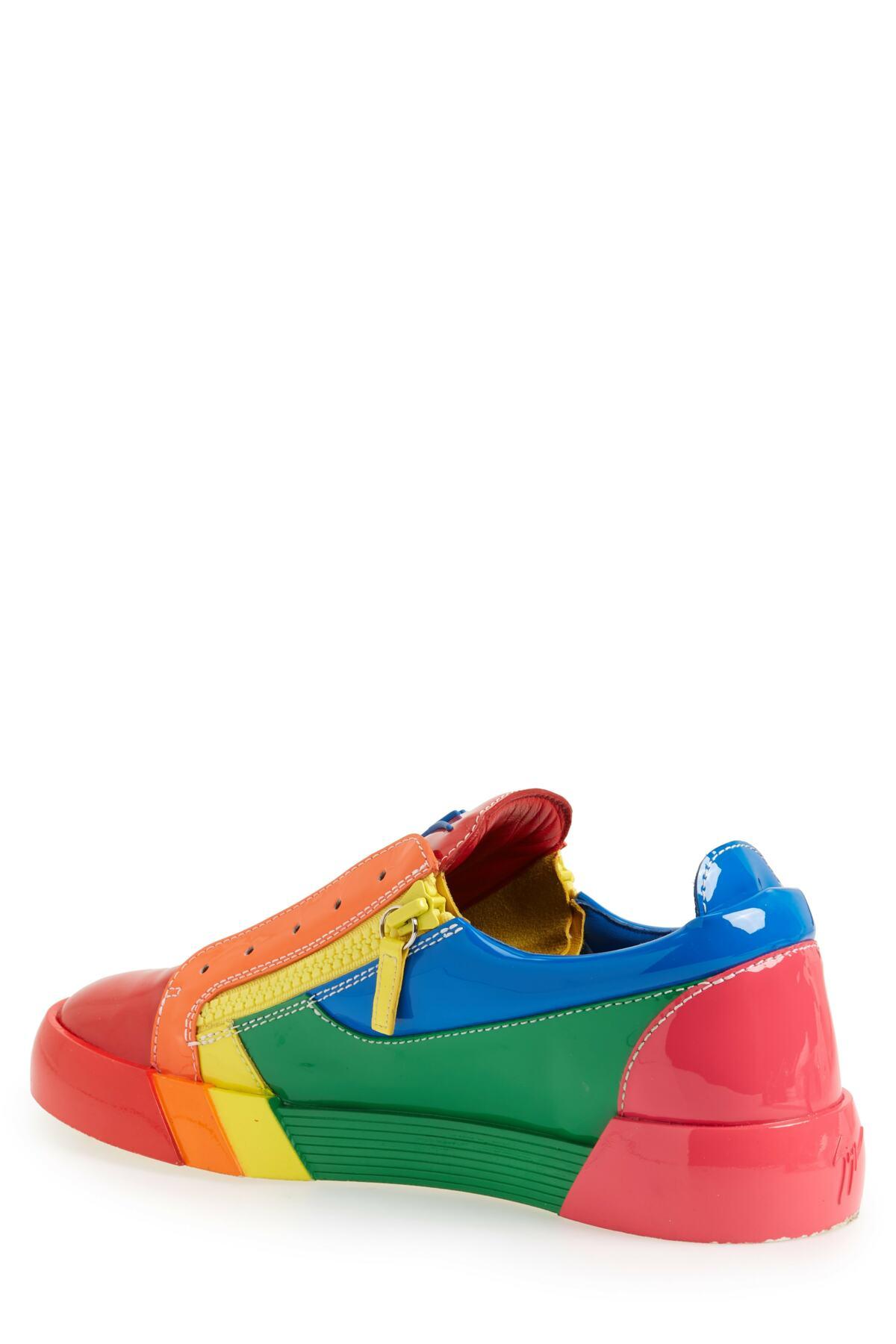 colorful giuseppe sneakers