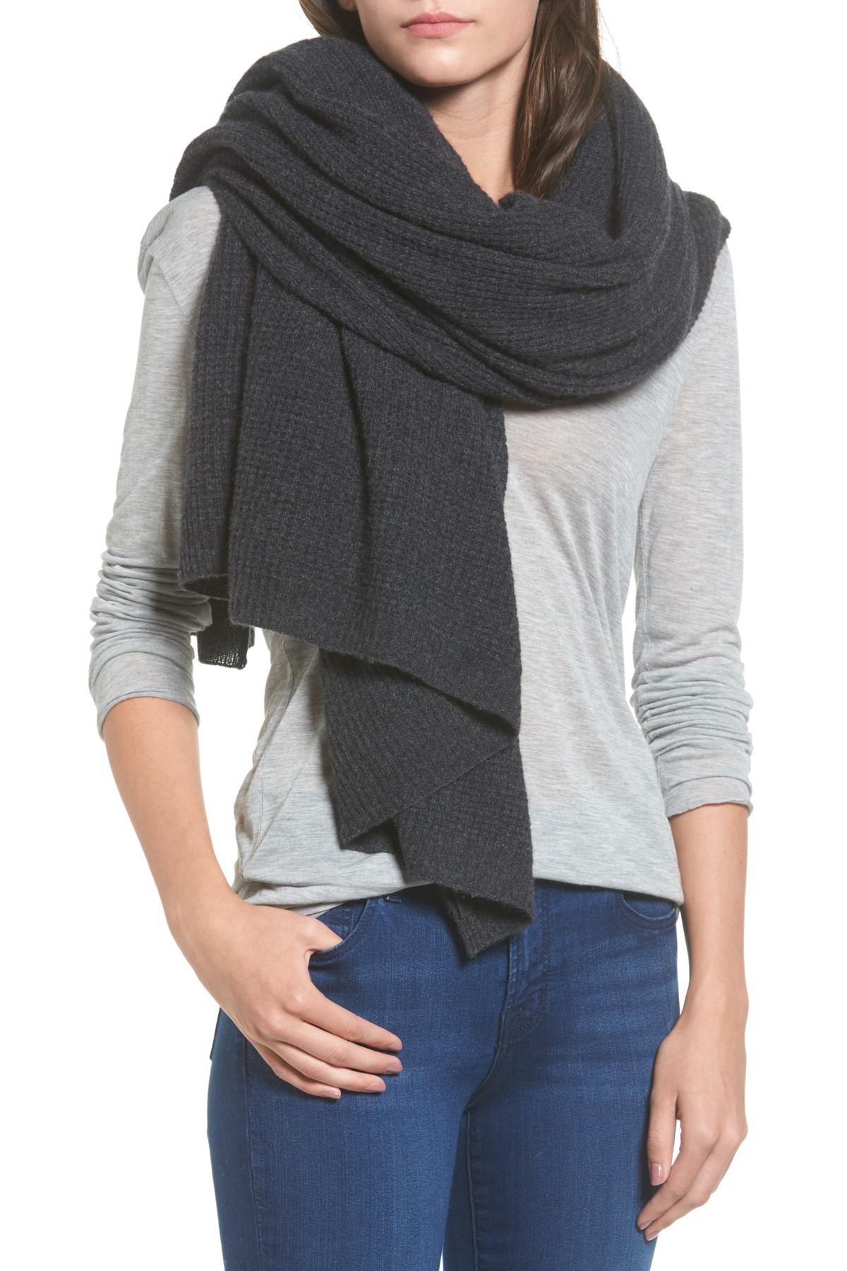 halogen cashmere wrap