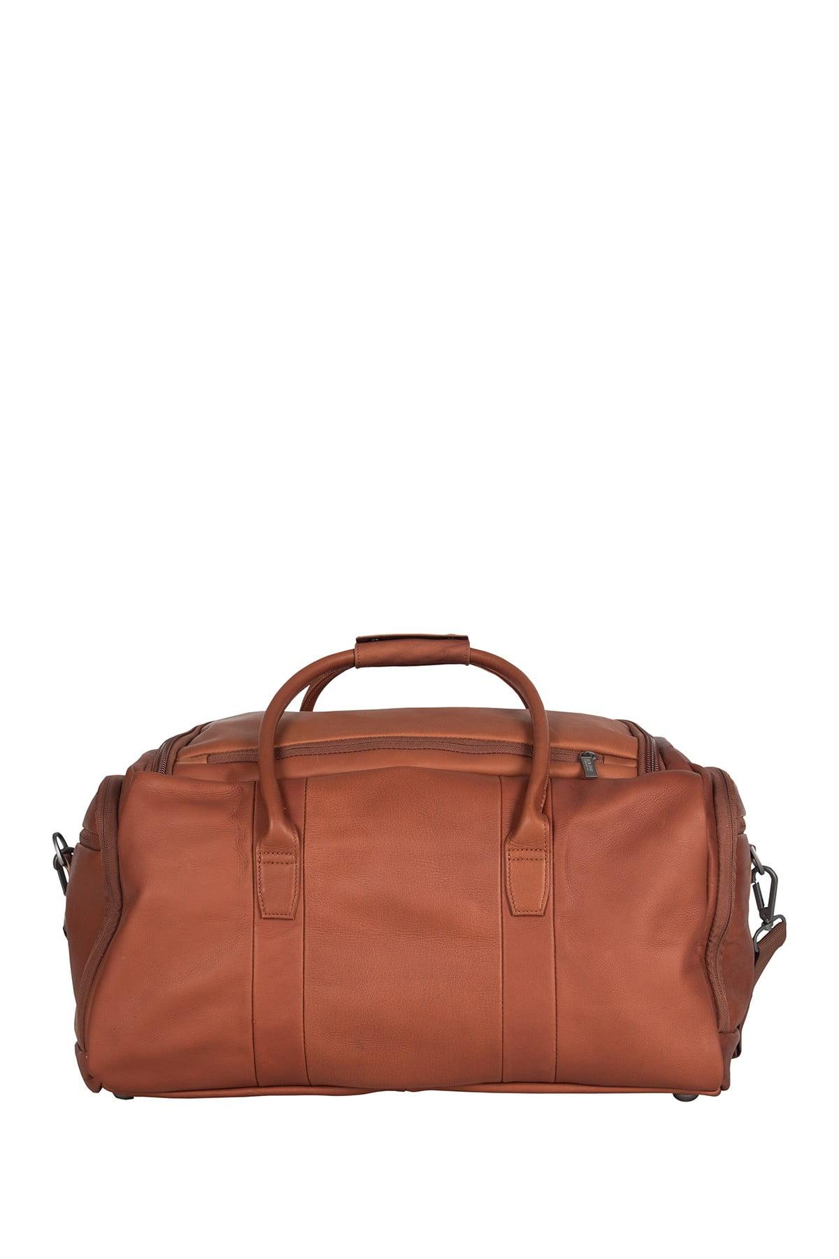 Kenneth cole colombian leather top zip duffel bag Clearance
