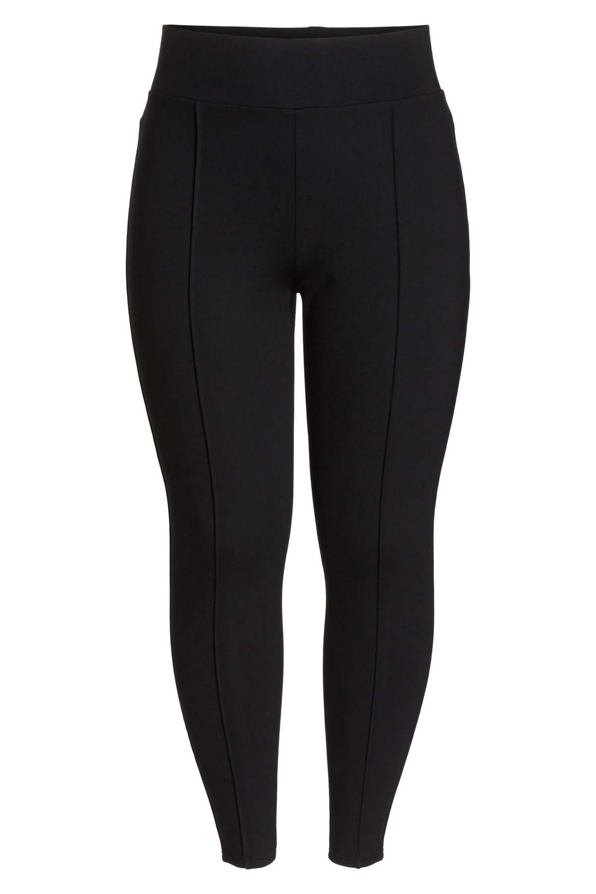 Seven7 Ultra High Rise Pull-on Stretch Ponte Leggings (plus Size) in Black