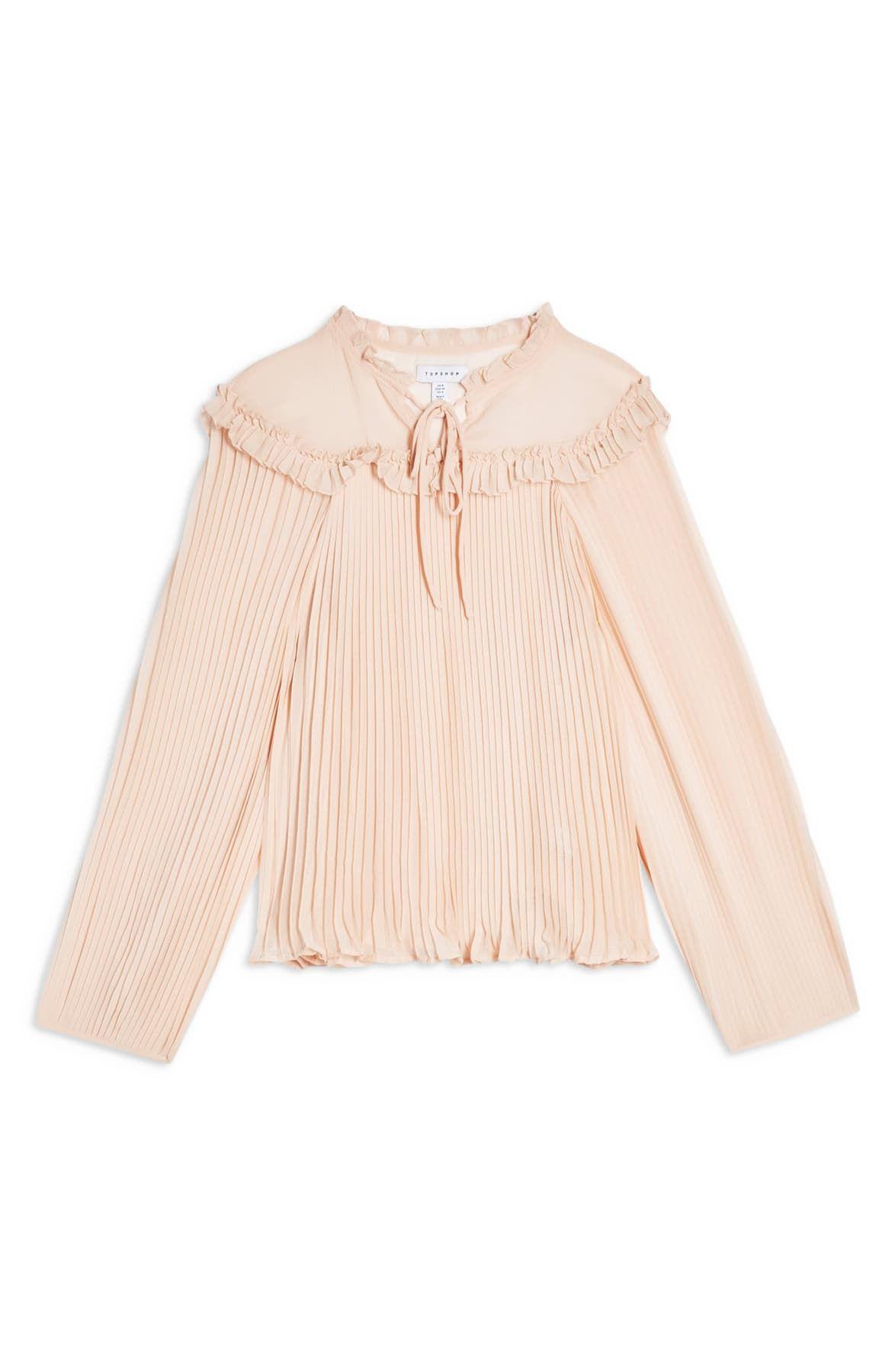 pleated smock top