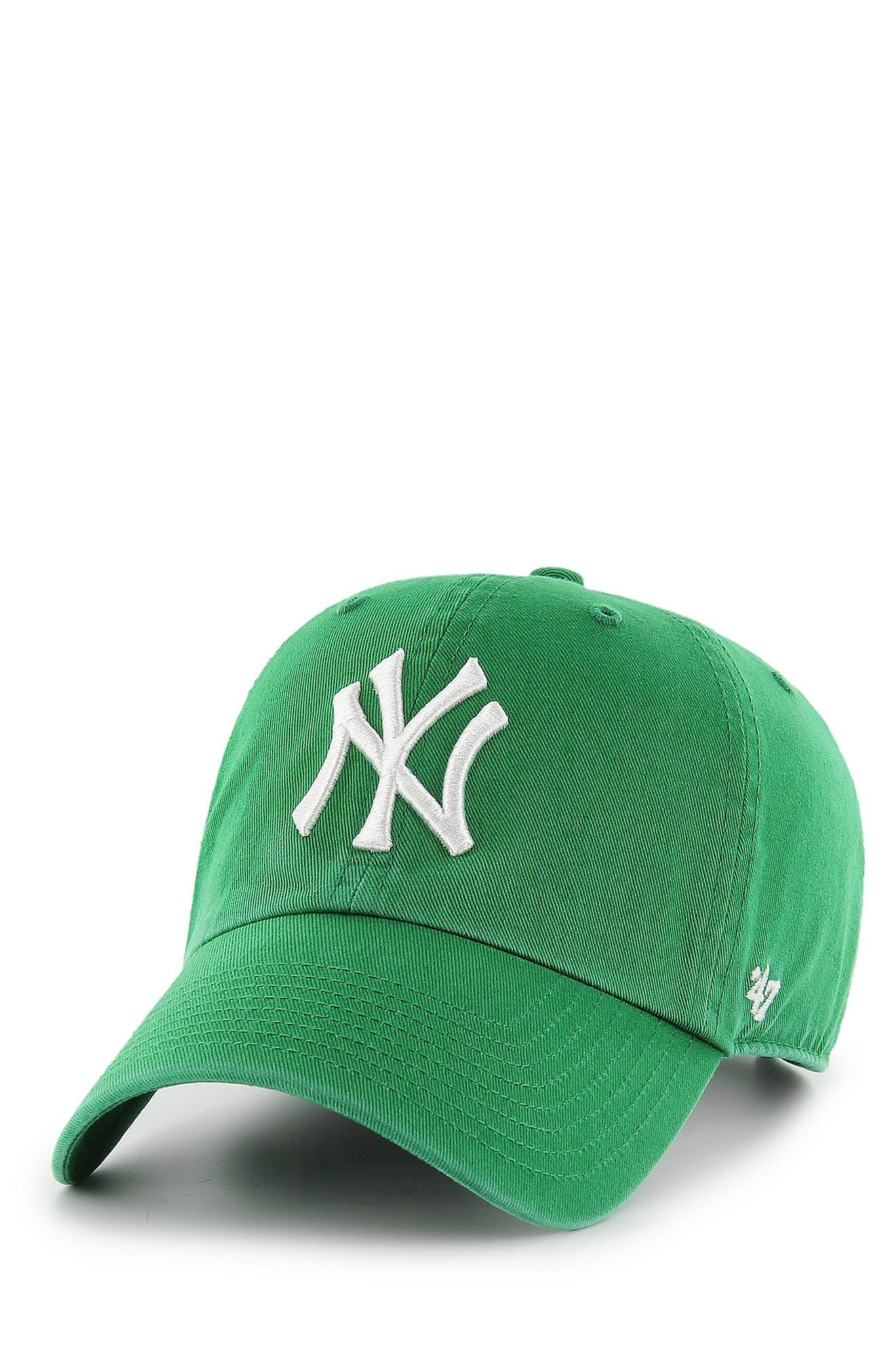 47 Brand Mlb New York Yankees Clean Up Baseball Cap in Green for Men | Lyst