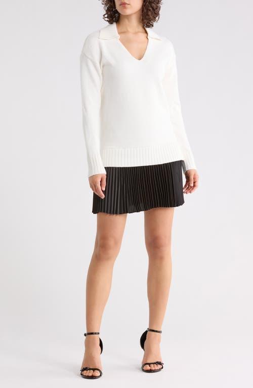 long sleeve mock neck mini dress Dark Pine Long Sleeve Mock Neck Mini Sweater Dress