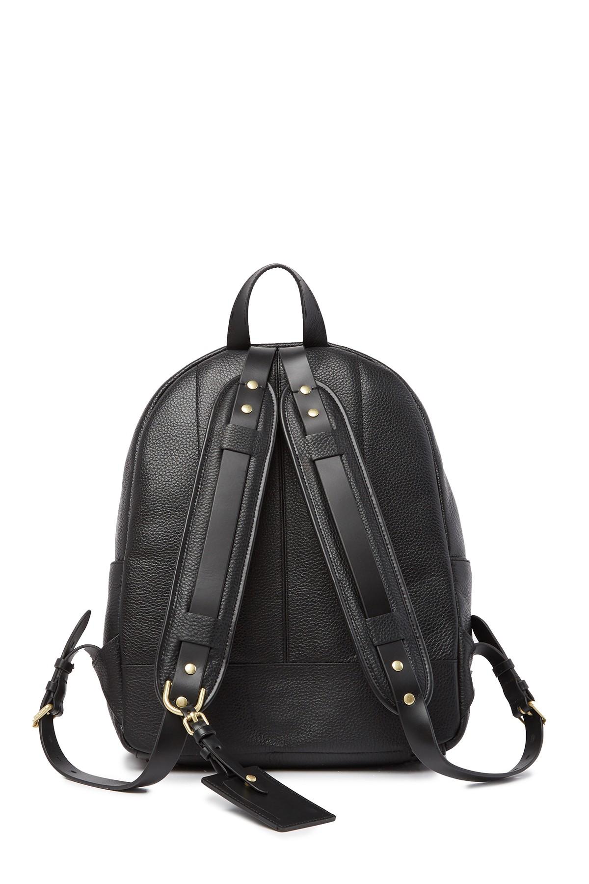 Cole Haan Brayton Leather Backpack in Black for Men Lyst