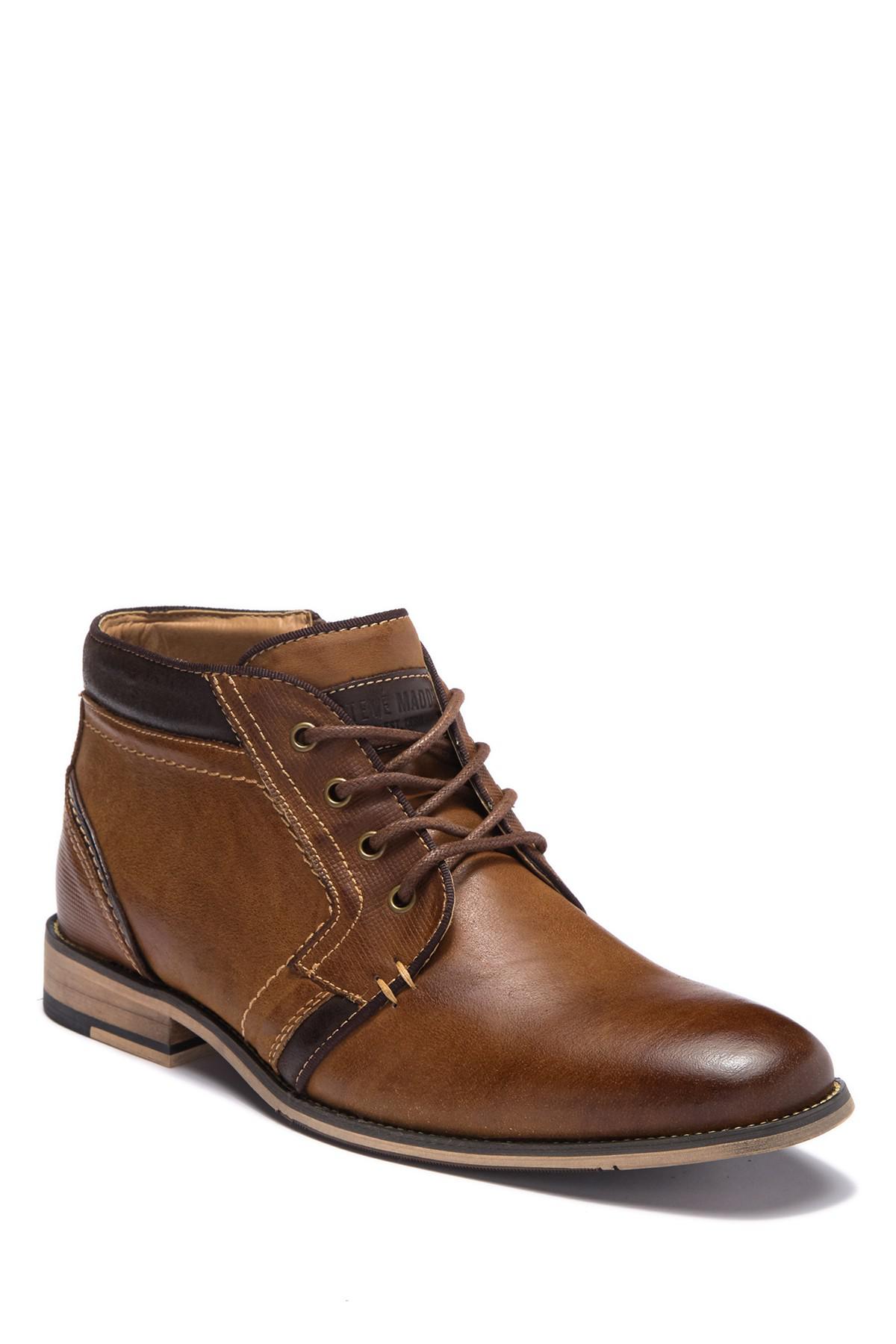 steve madden chukka boot tan