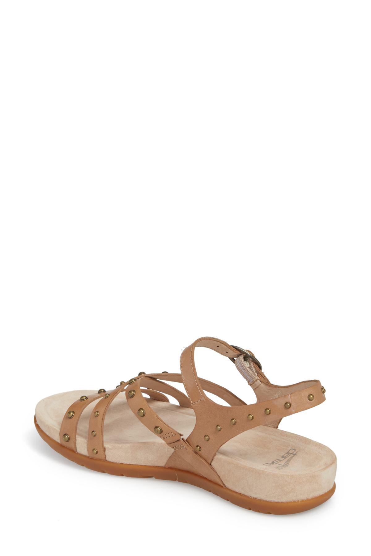 dansko brigitte studded strappy sandal