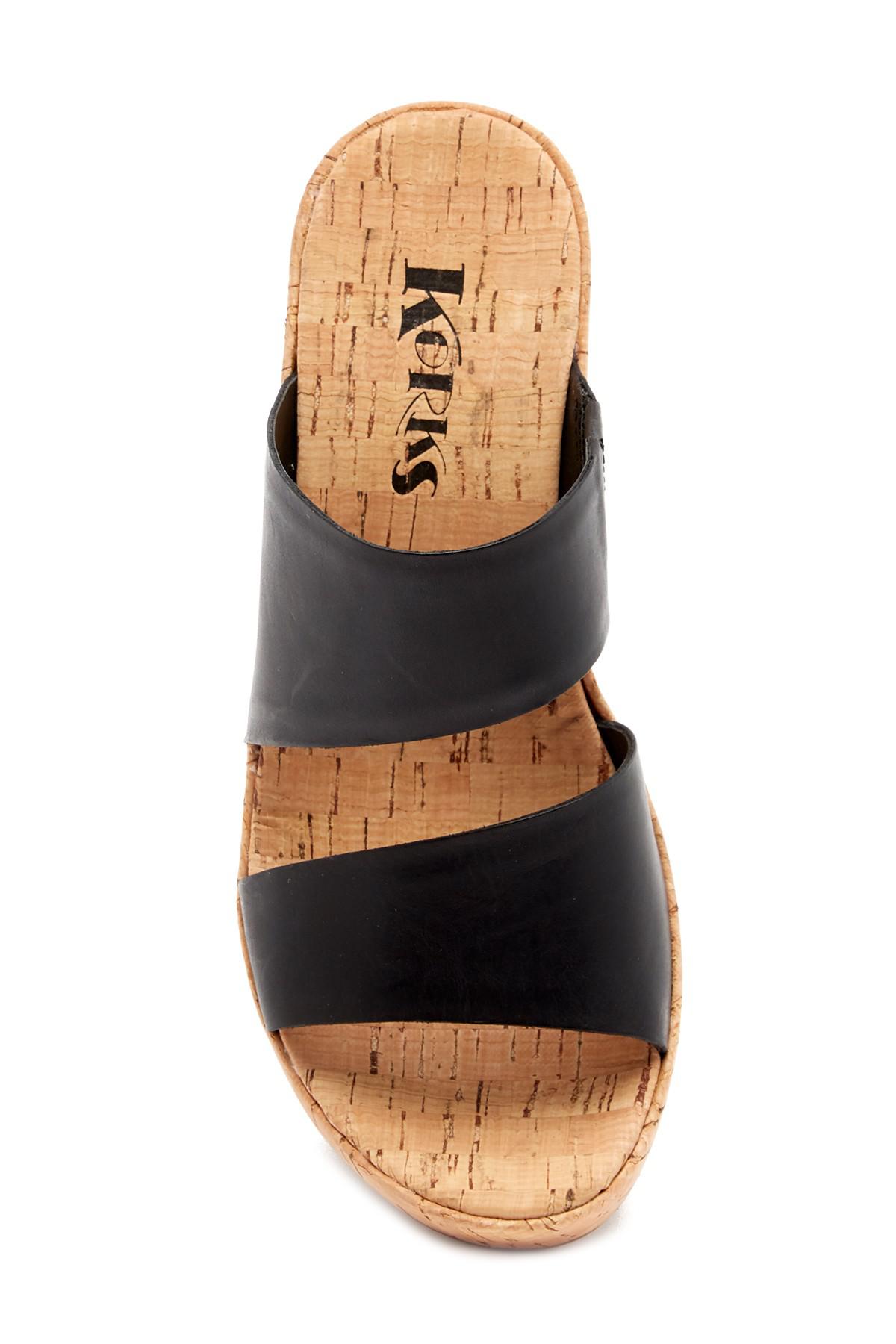 korks deltona wedge sandal